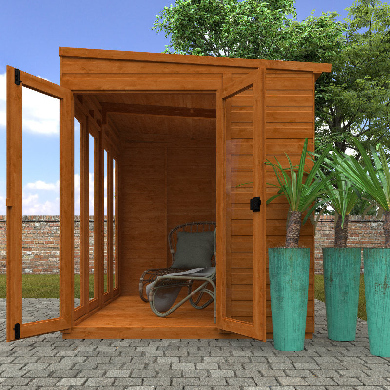 Redlands 6' x 8' Magpie Summer House | Sheds.co.uk