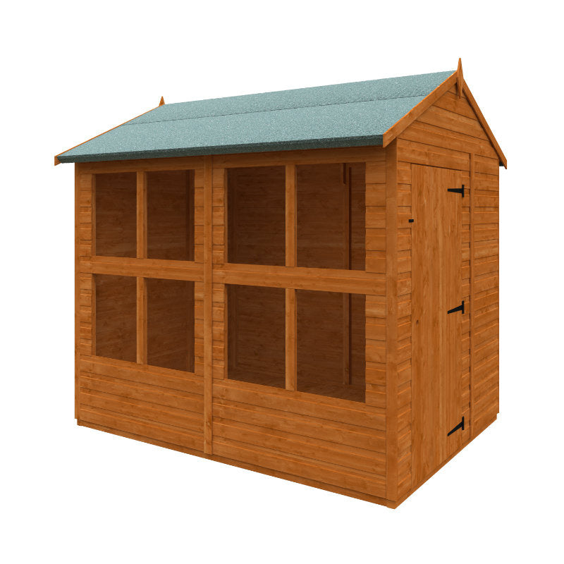 Redlands 6' x 8' Raven Summer House | Sheds.co.uk