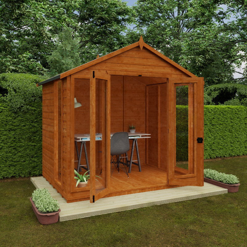 Redlands 8' x 6' Contemporary Summer House | Sheds.co.uk