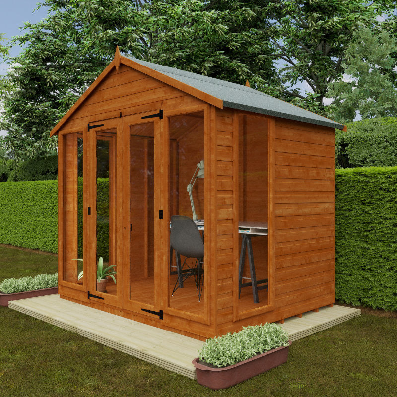 Redlands 8' x 6' Contemporary Summer House | Sheds.co.uk