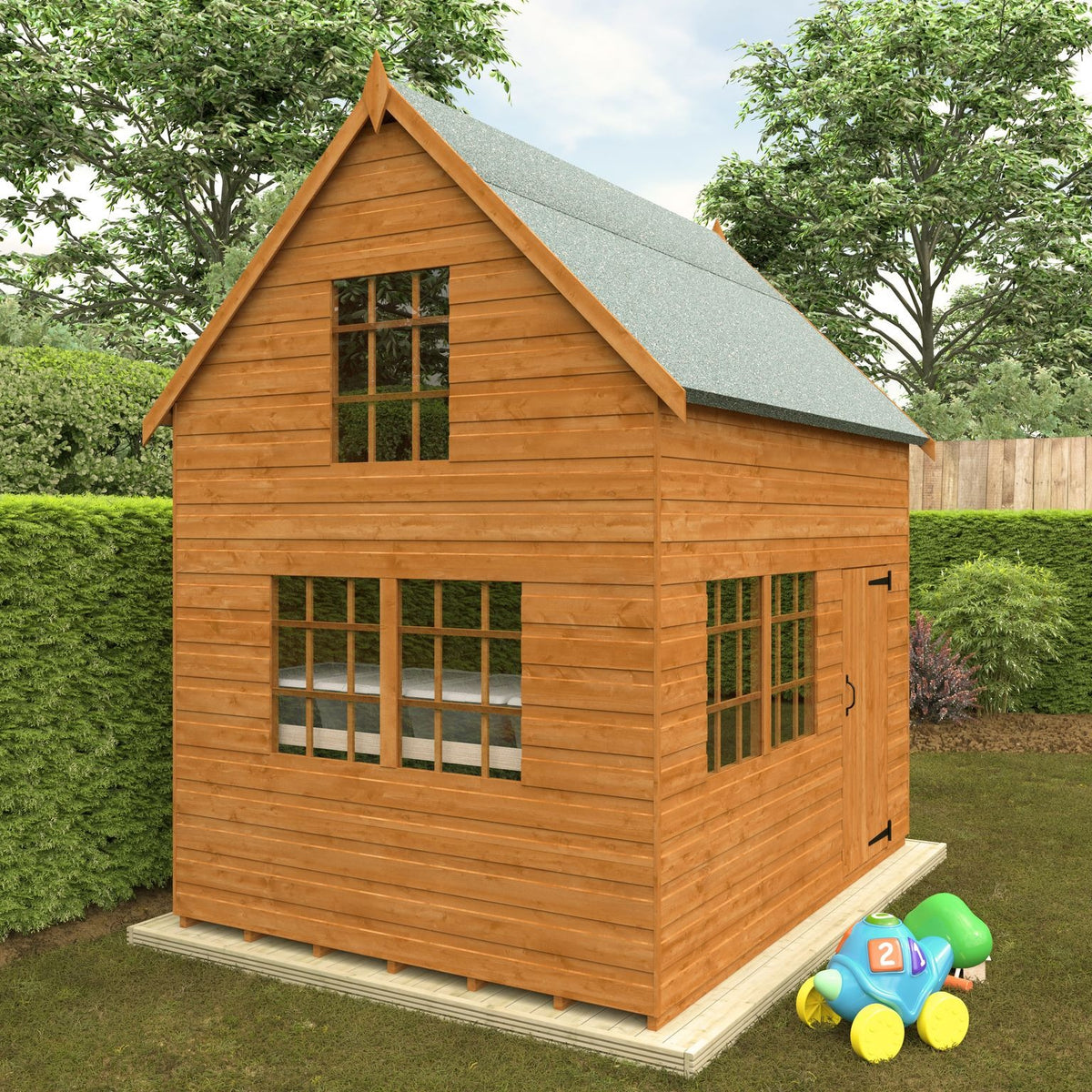 Redlands 8' x 6' Crazy Cottage Playhouse | Sheds.co.uk