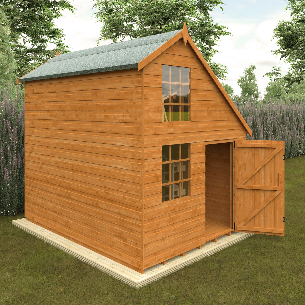 Redlands 8' x 6' Magic Mansion Playhouse | Sheds.co.uk