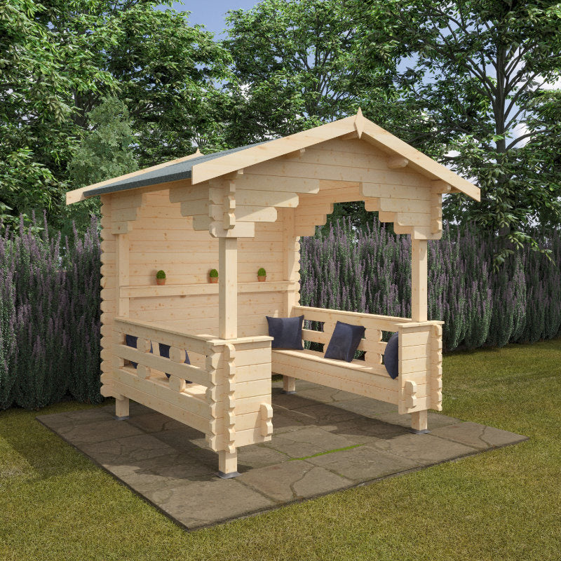 Redlands 8' x 8' Garden Shelter | Sheds.co.uk