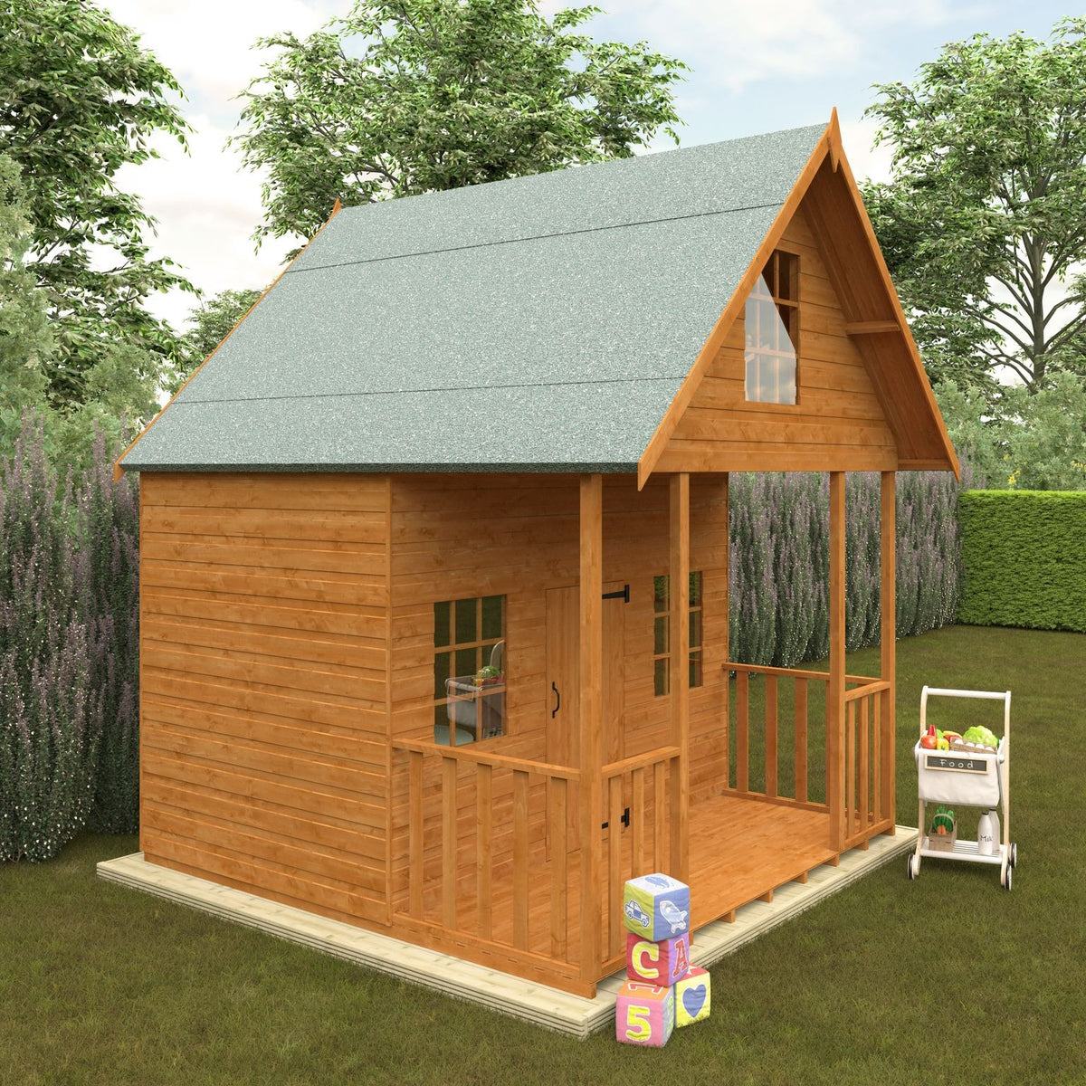 Redlands 8' x 8' Luxury Lounge Playhouse | Sheds.co.uk