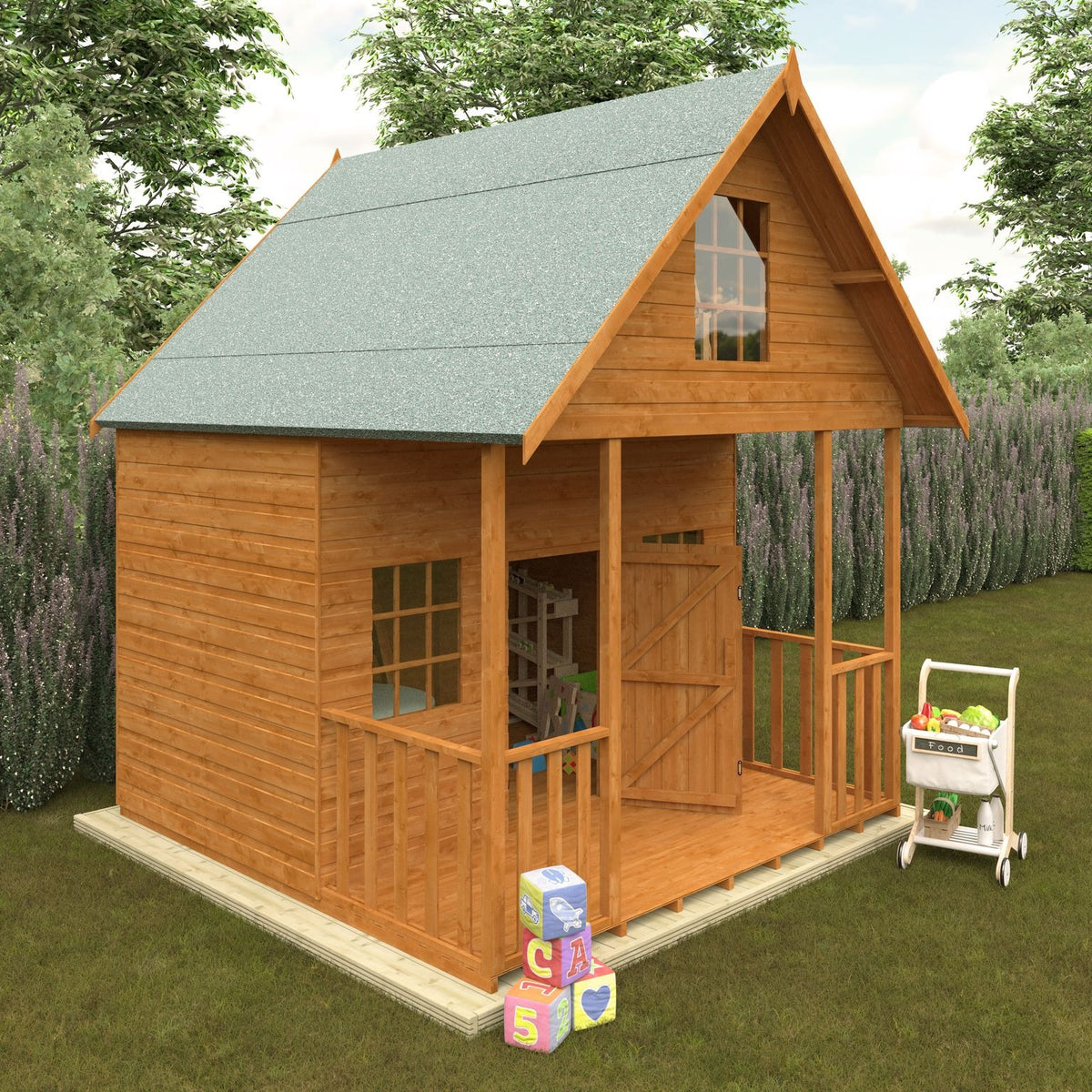 Redlands 8' x 8' Luxury Lounge Playhouse | Sheds.co.uk