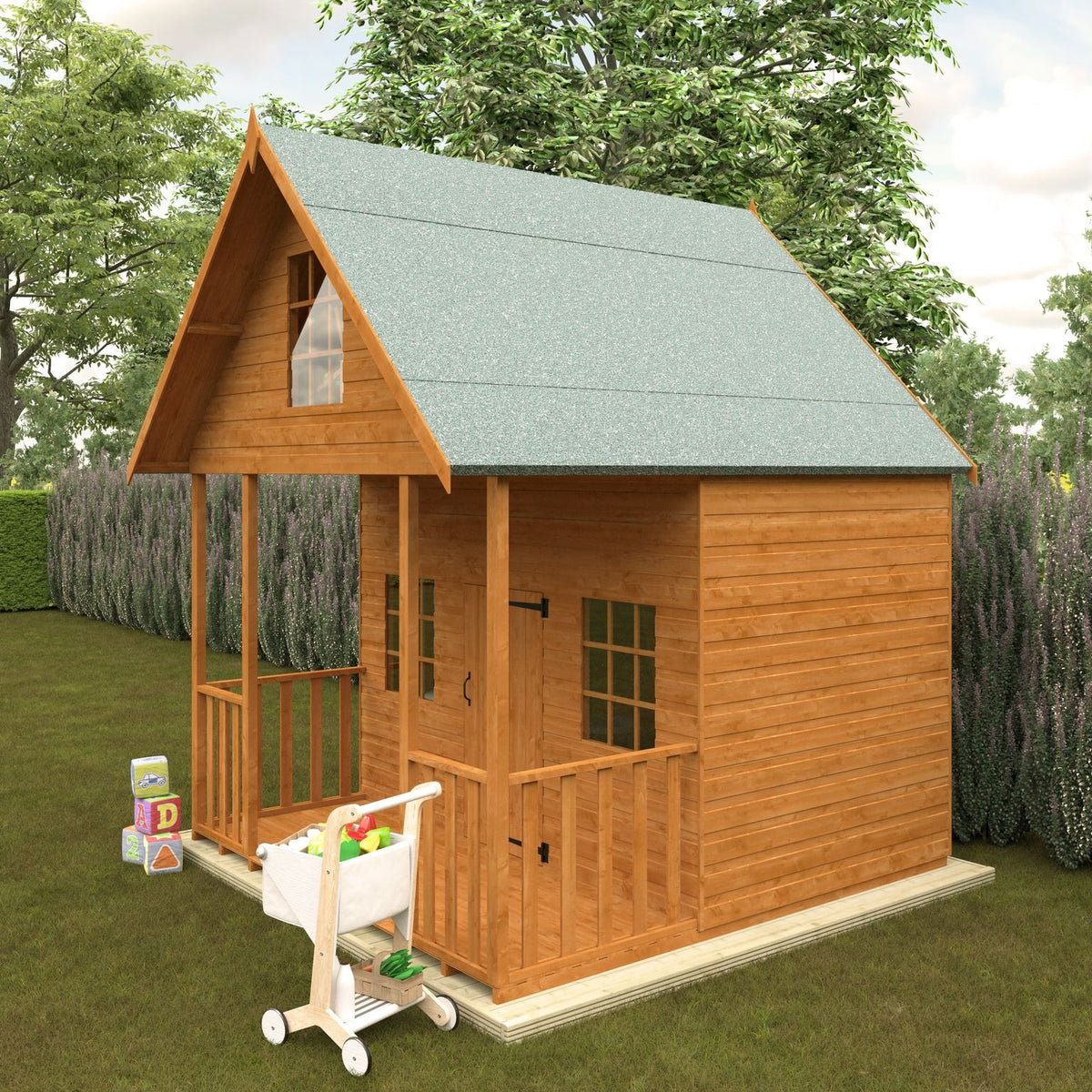 Redlands 8' x 8' Luxury Lounge Playhouse | Sheds.co.uk