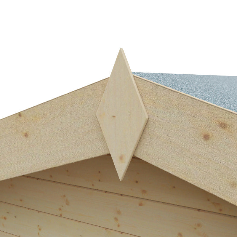Redlands 8' x 12' Philadelphia Log Cabin - 28mm | Sheds.co.uk