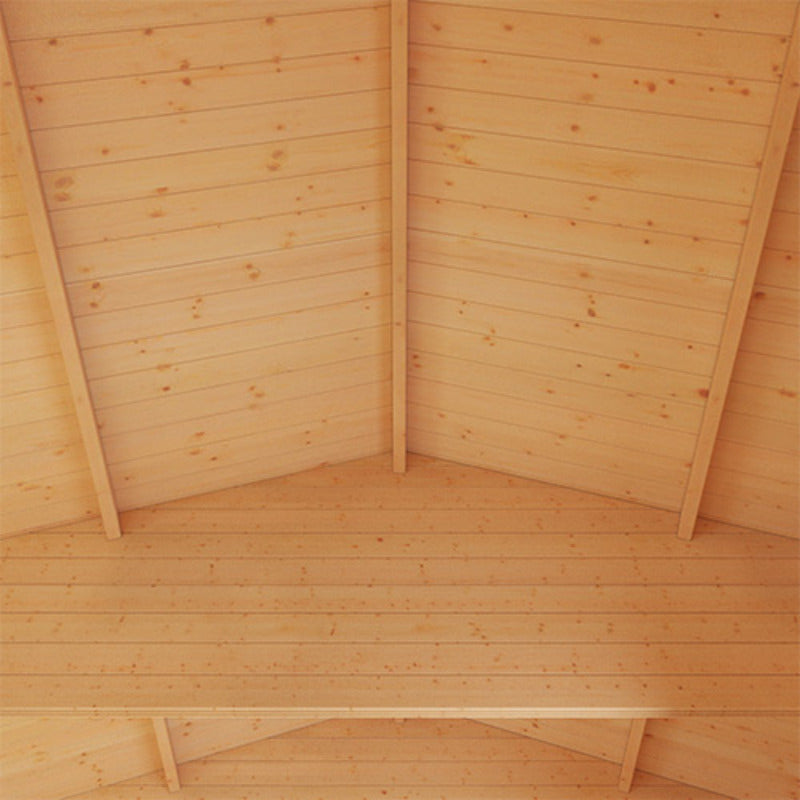Redlands 10' x 12' Riviera Log Cabin - 28mm | Sheds.co.uk