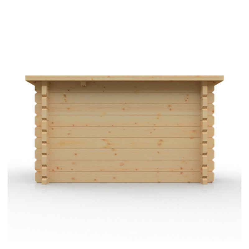 Redlands L-Shaped Log Cabin Bar - 44mm | Sheds.co.uk