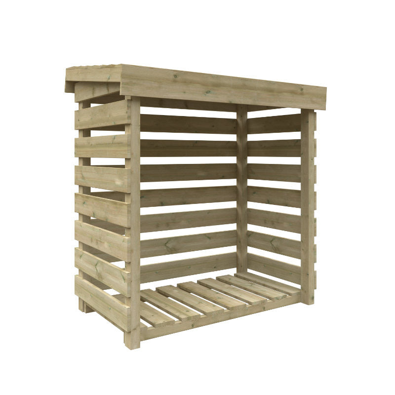 Redlands Pressure Treated Log Store | Sheds.co.uk