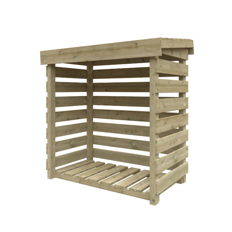Redlands Pressure Treated Log Store | Sheds.co.uk