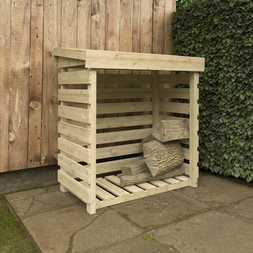 Redlands Pressure Treated Log Store | Sheds.co.uk