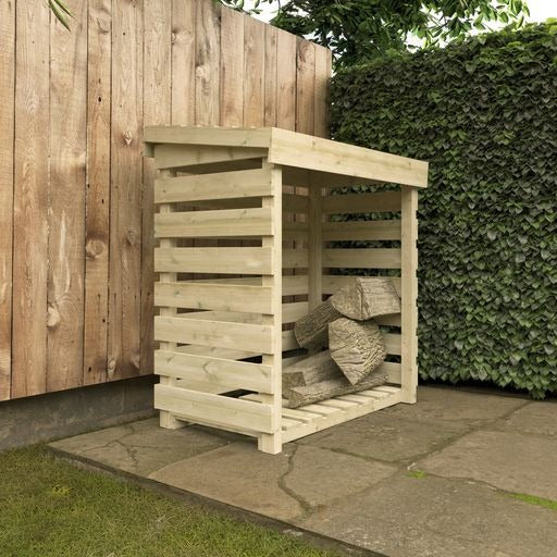Redlands Pressure Treated Log Store | Sheds.co.uk