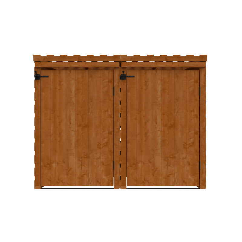 Redlands Shiplap Double Bin Store | Sheds.co.uk