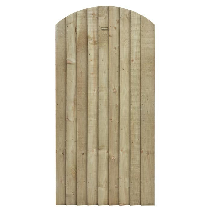 Rowlinson 3' x 6' Featheredge Arch Top Wooden Gate | Sheds.co.uk