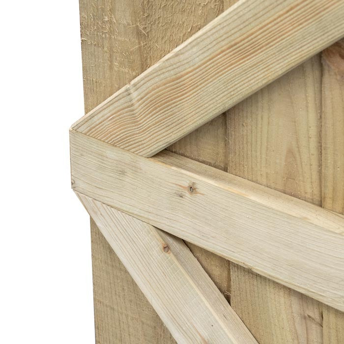 Rowlinson 3' x 6' Featheredge Arch Top Wooden Gate | Sheds.co.uk