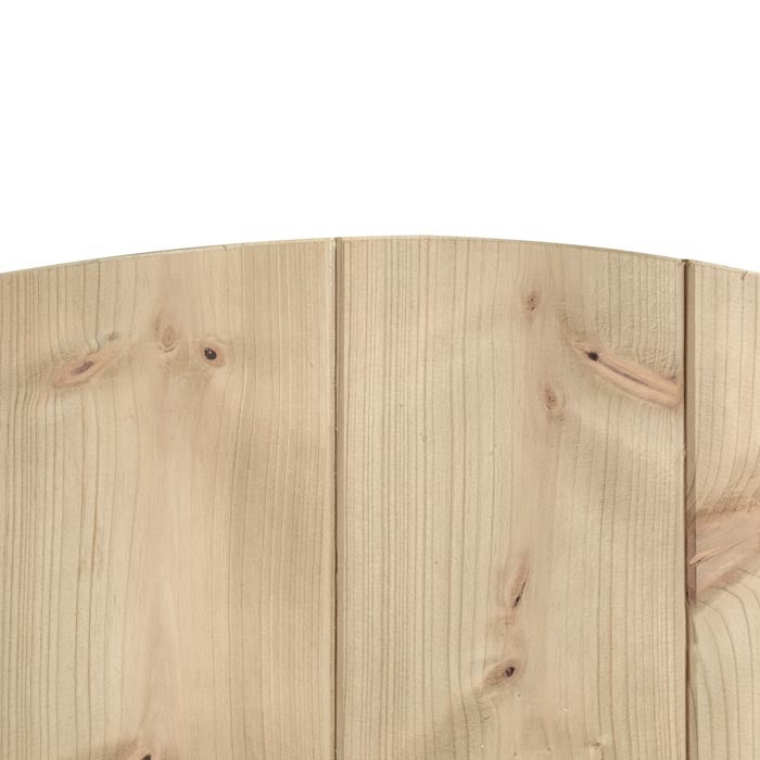 Rowlinson 3' x 6' Tongue & Groove Arch Top Wooden Gate | Sheds.co.uk