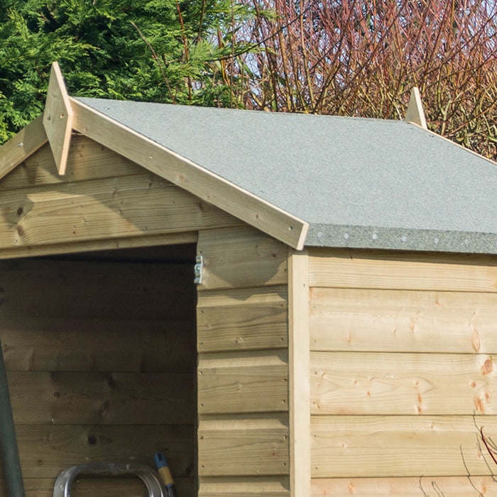 Rowlinson 4' x 3' Pressure Treated Shiplap Apex Shed | Sheds.co.uk