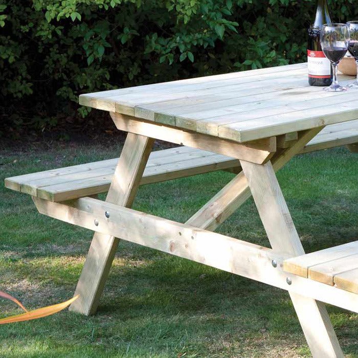 Rowlinson 6' Picnic Bench | Sheds.co.uk