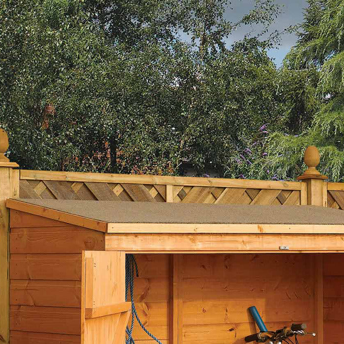 Rowlinson 6' x 3' Double Door Tongue and Groove Bike Shed | Sheds.co.uk