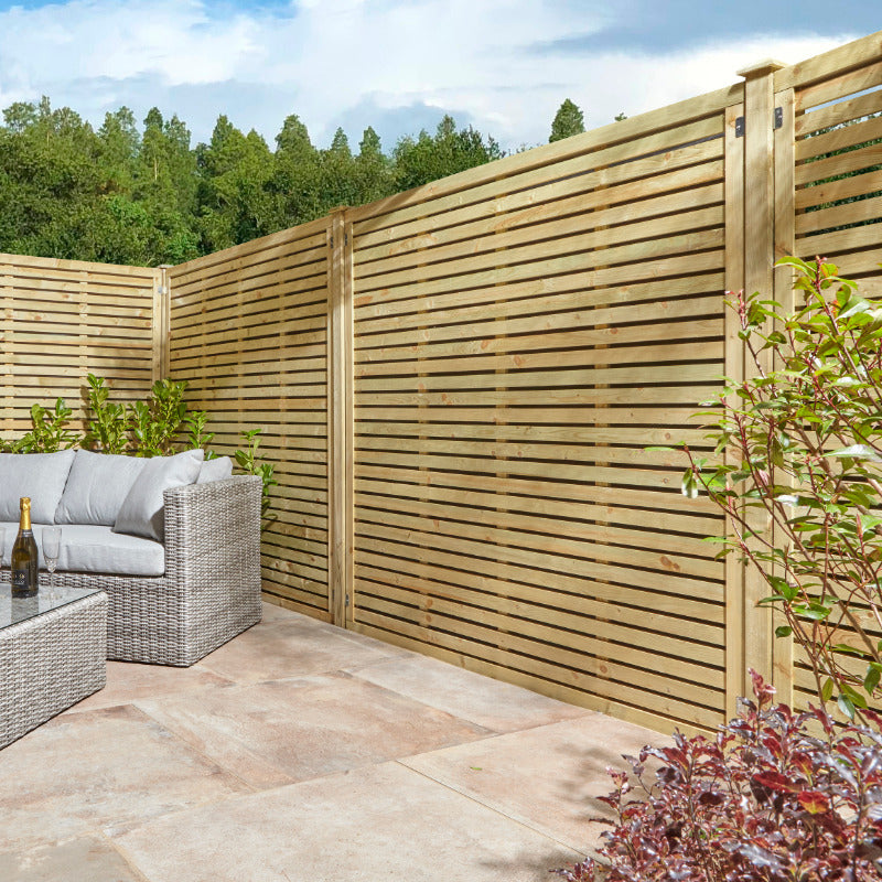 Rowlinson 6' x 5' Ledbury Contemporary Screen | Sheds.co.uk