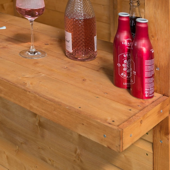 Rowlinson 6' x 6' Shiplap Garden Bar Shed | Sheds.co.uk