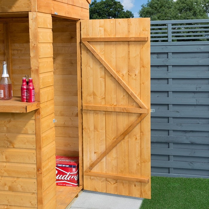 Rowlinson 6' x 6' Shiplap Garden Bar Shed | Sheds.co.uk
