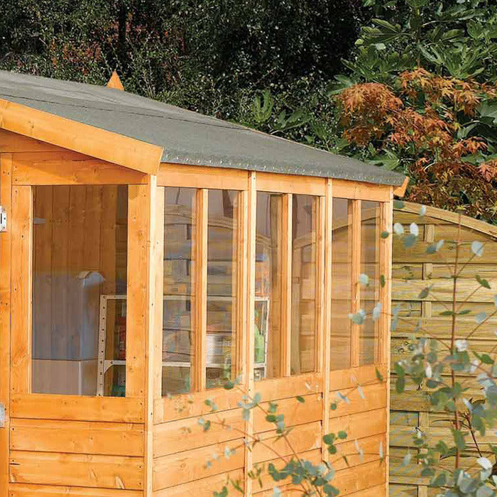 Rowlinson 9' x 9' Double Door Tongue and Groove Apex Workshop | Sheds.co.uk