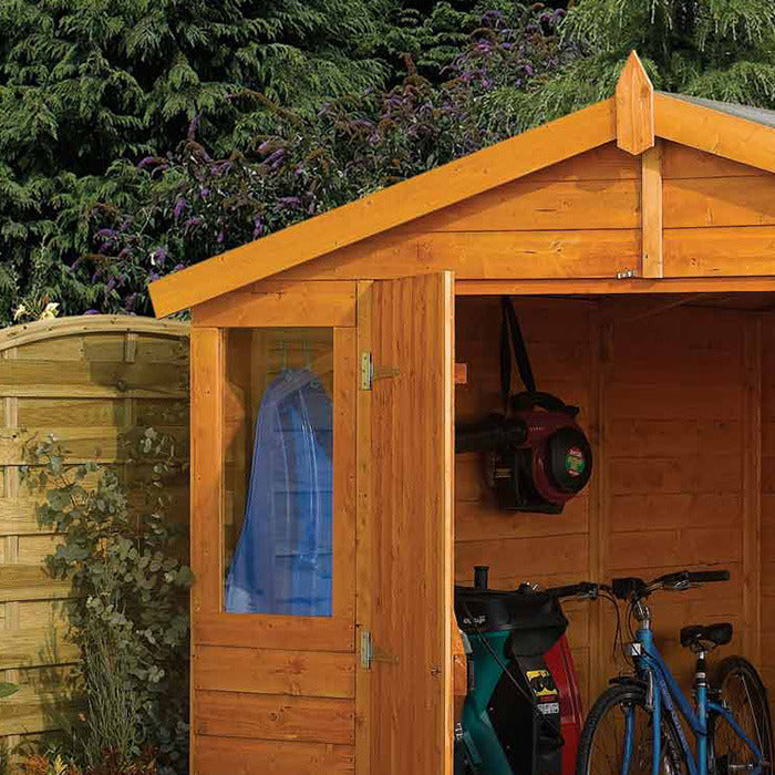 Rowlinson 9' x 9' Double Door Tongue and Groove Apex Workshop | Sheds.co.uk