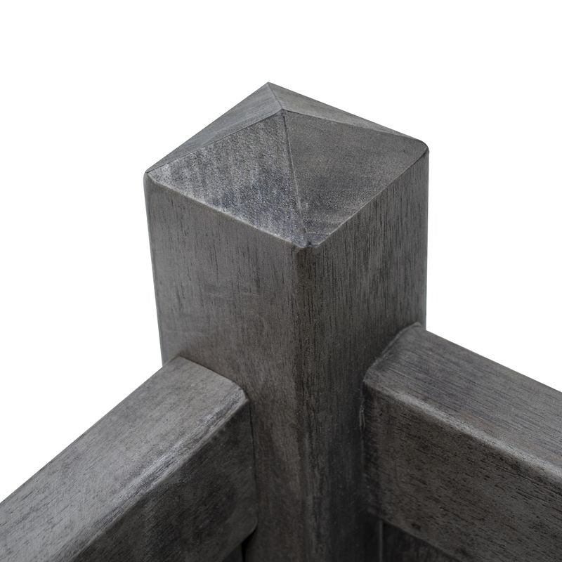 Rowlinson Alderley Grey Rectangular Planter | Sheds.co.uk