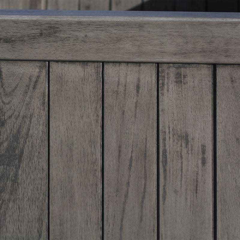 Rowlinson Alderley Grey Rectangular Planter | Sheds.co.uk
