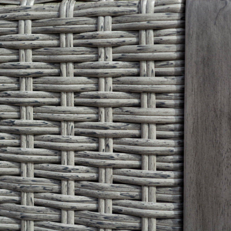 Rowlinson Alderley Rattan Storage Bench | Sheds.co.uk