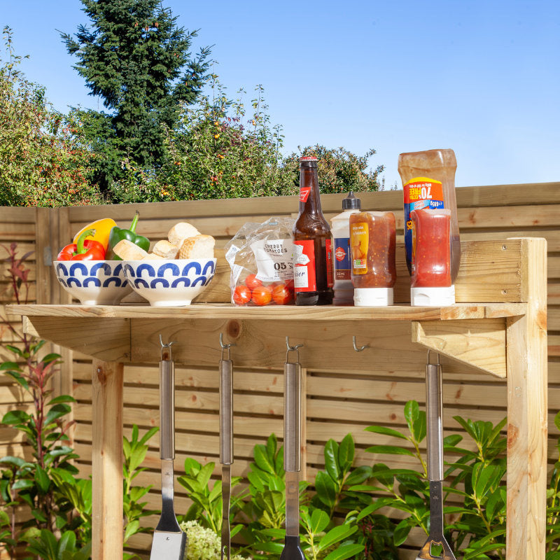 Rowlinson Barbecue Servery | Sheds.co.uk