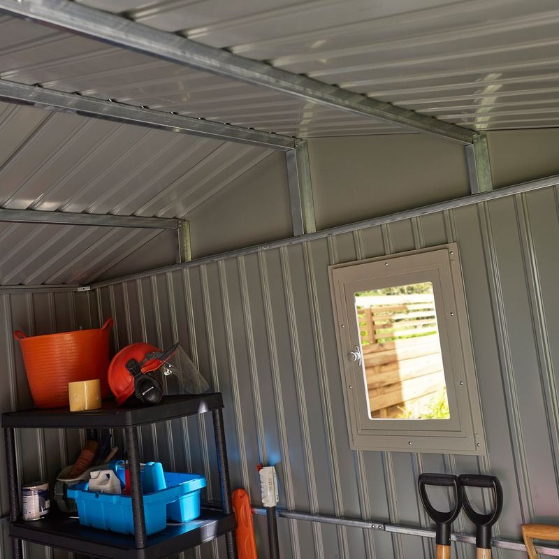 Rowlinson Brentvale 10' x 10' Premium Metal Reverse Apex Shed | Sheds.co.uk