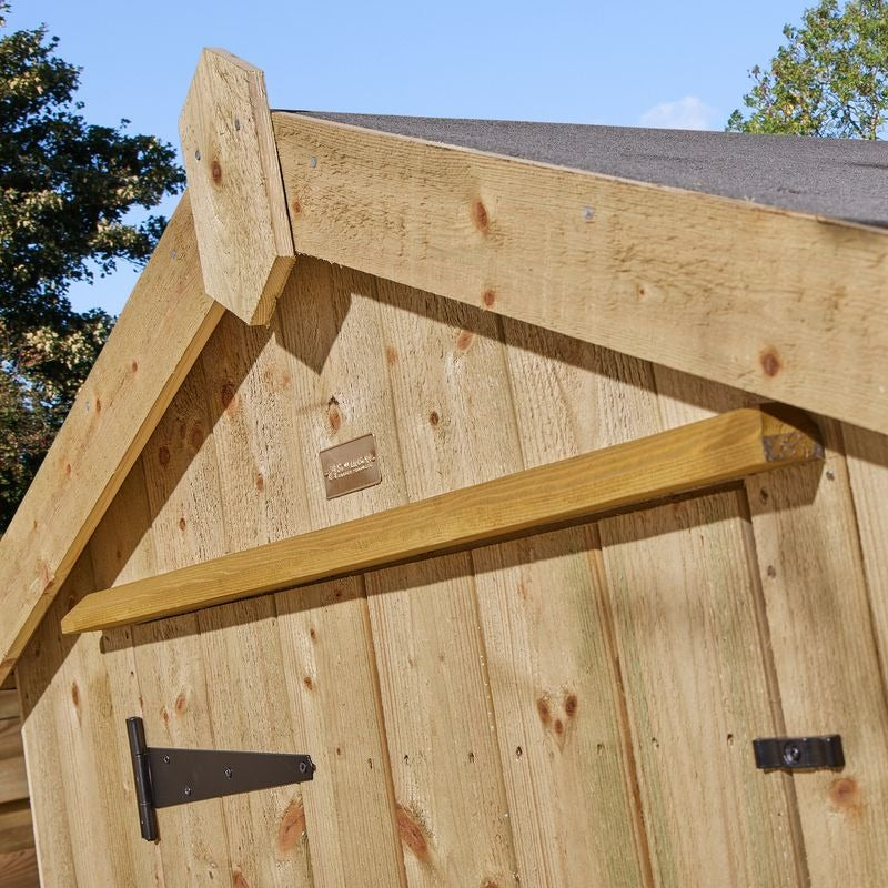 Rowlinson Heritage 4' x 3' Windowless Pressure Treated Apex Shed | Sheds.co.uk