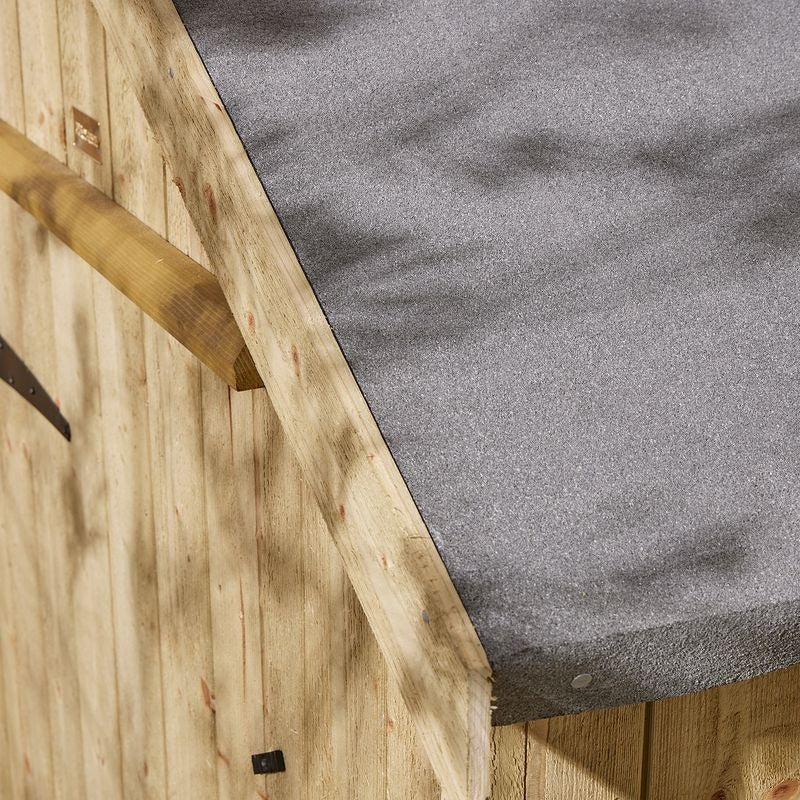 Rowlinson Heritage 4' x 3' Windowless Pressure Treated Apex Shed | Sheds.co.uk