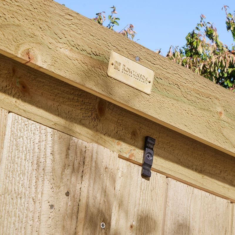 Rowlinson Heritage 6' x 3' Pressure Treated Pent Bike Shed | Sheds.co.uk