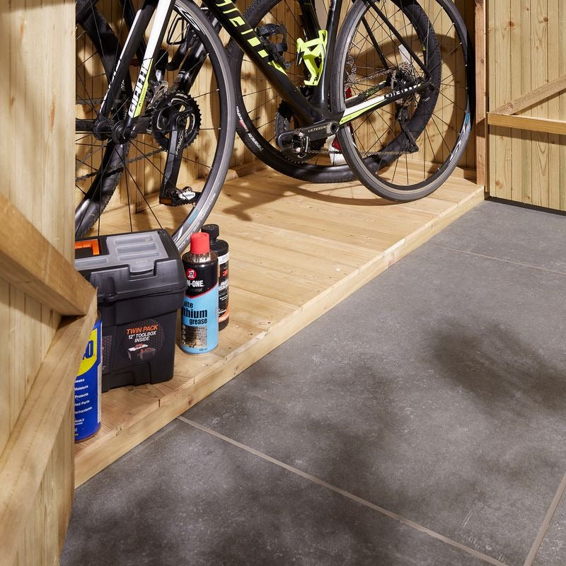 Rowlinson Heritage 6' x 3' Pressure Treated Pent Bike Shed | Sheds.co.uk