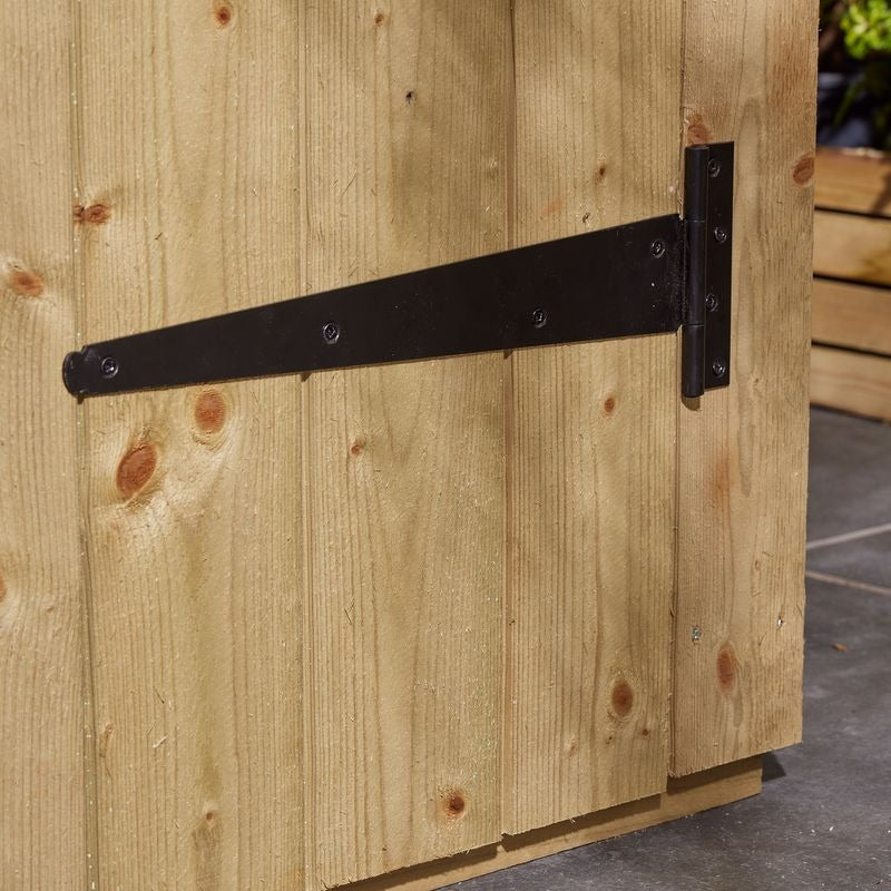Rowlinson Heritage 6' x 3' Pressure Treated Pent Bike Shed | Sheds.co.uk