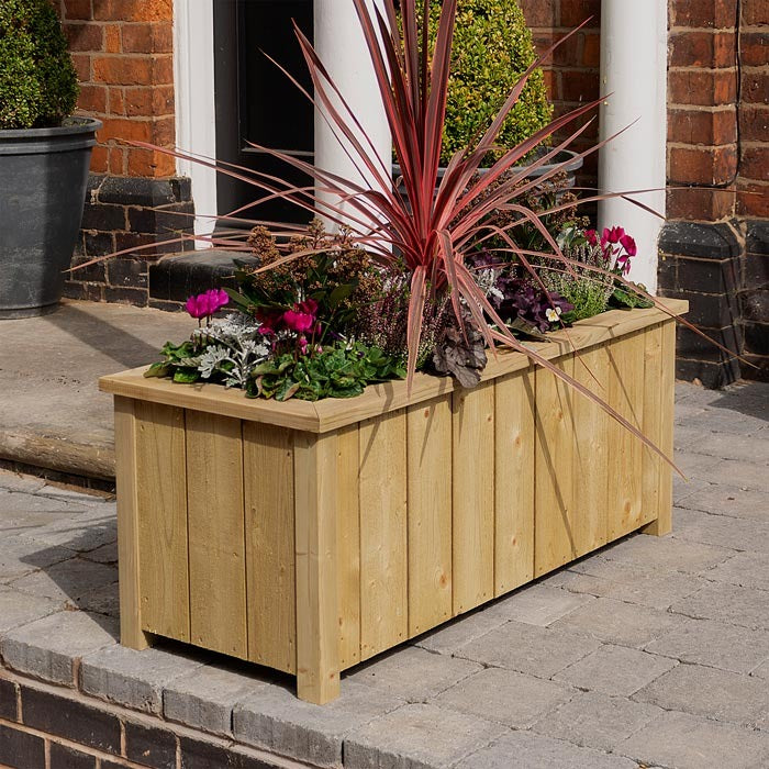 Rowlinson Heritage Rectangular Medium Planter | Sheds.co.uk