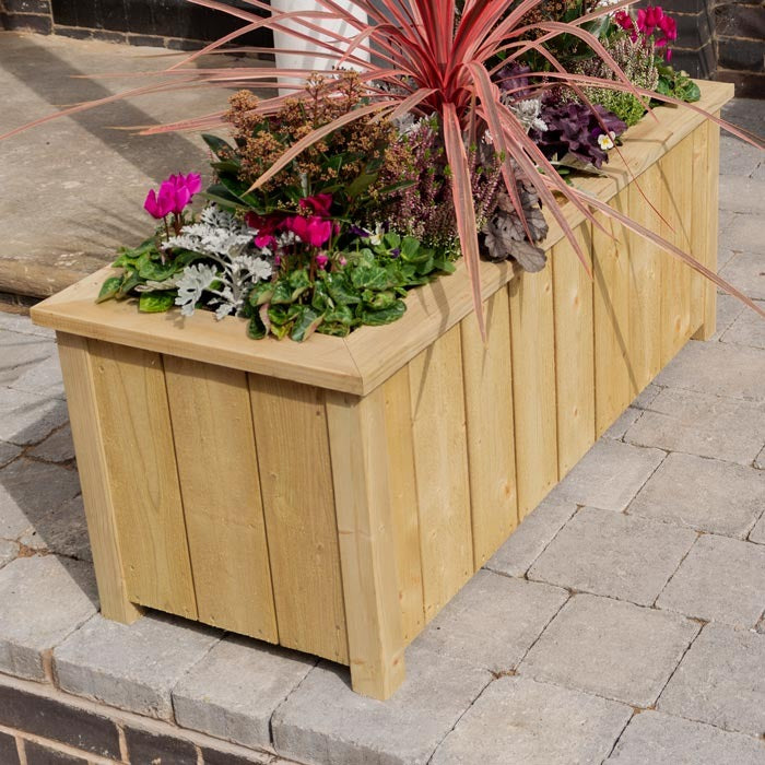 Rowlinson Heritage Rectangular Medium Planter | Sheds.co.uk