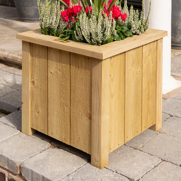 Rowlinson Heritage Square Small Planter | Sheds.co.uk