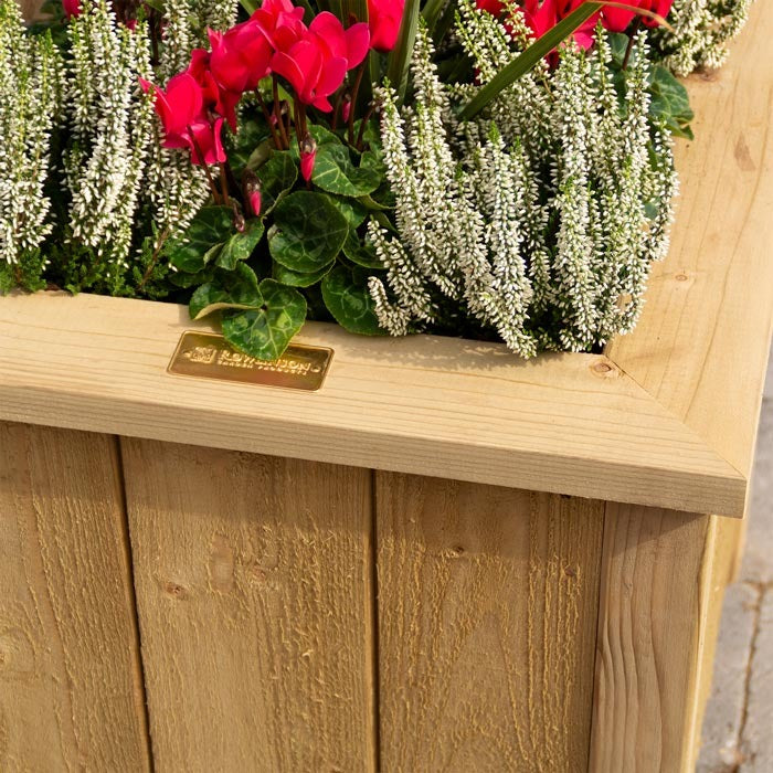 Rowlinson Heritage Square Small Planter | Sheds.co.uk