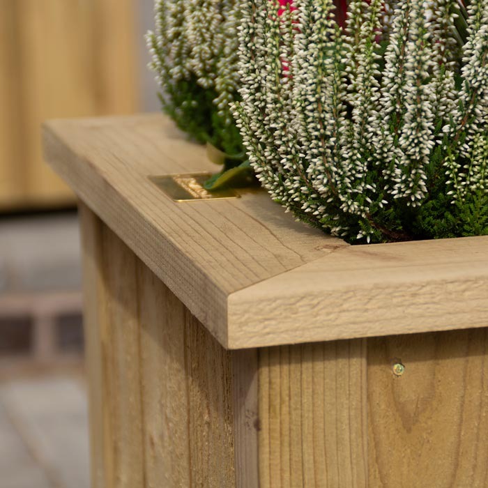 Rowlinson Heritage Square Small Planter | Sheds.co.uk