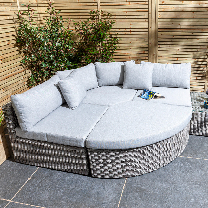 Rowlinson Marbella Multi Function Rattan Garden Furniture Set | Sheds.co.uk
