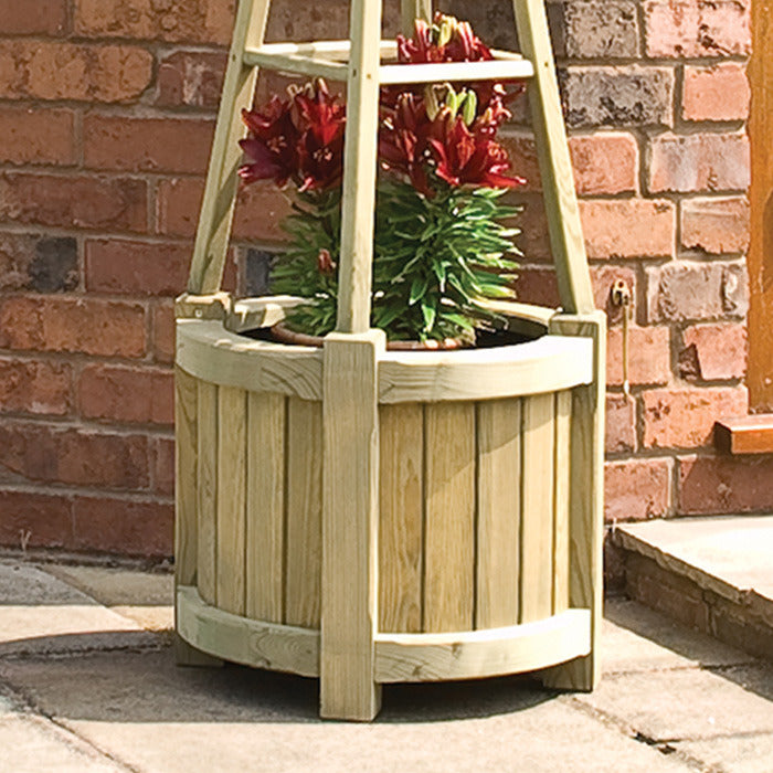 Rowlinson Marberry Obelisk Planter | Sheds.co.uk