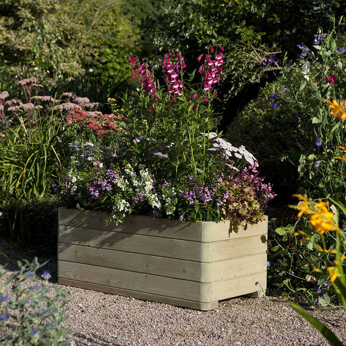 Rowlinson Marberry Rectangular Planter | Sheds.co.uk