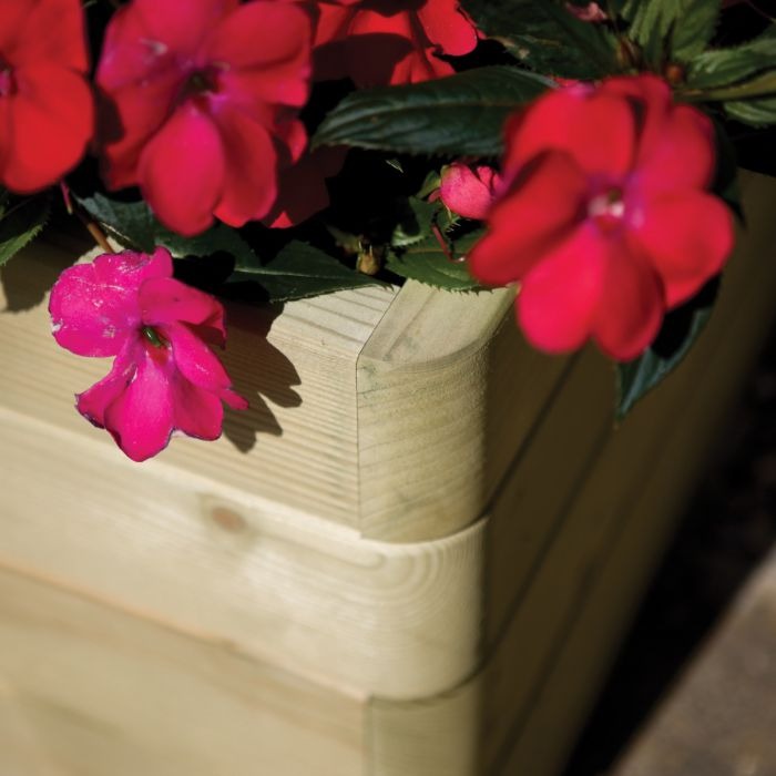 Rowlinson Marberry Square Planter | Sheds.co.uk