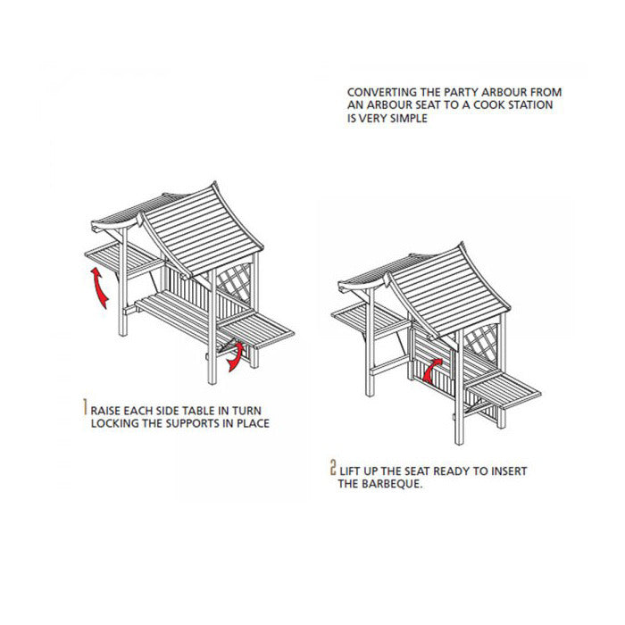 Rowlinson Party Arbour | Sheds.co.uk