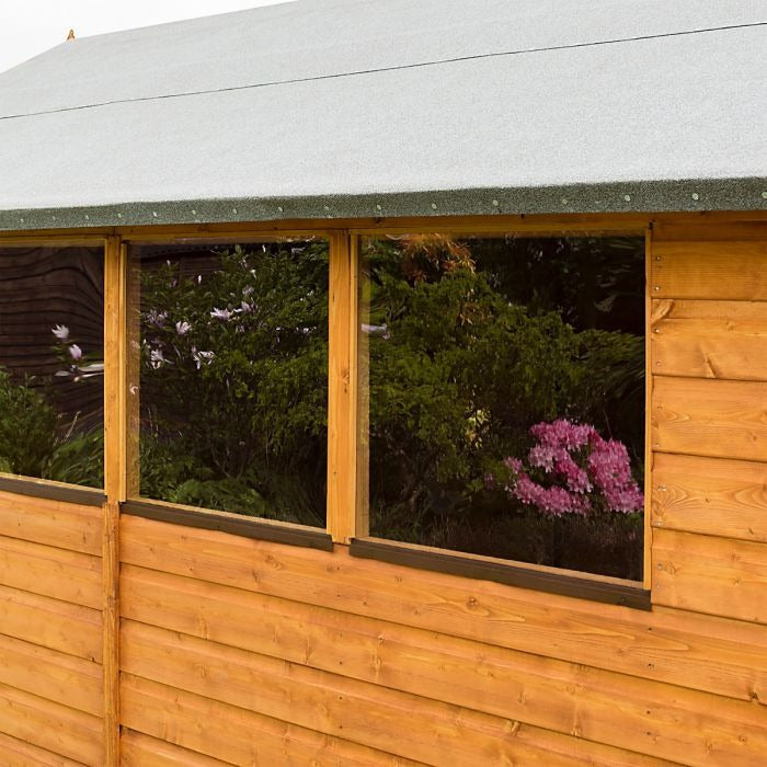 Rowlinson Premier 10' x 8' Double Door Shiplap Apex Shed | Sheds.co.uk
